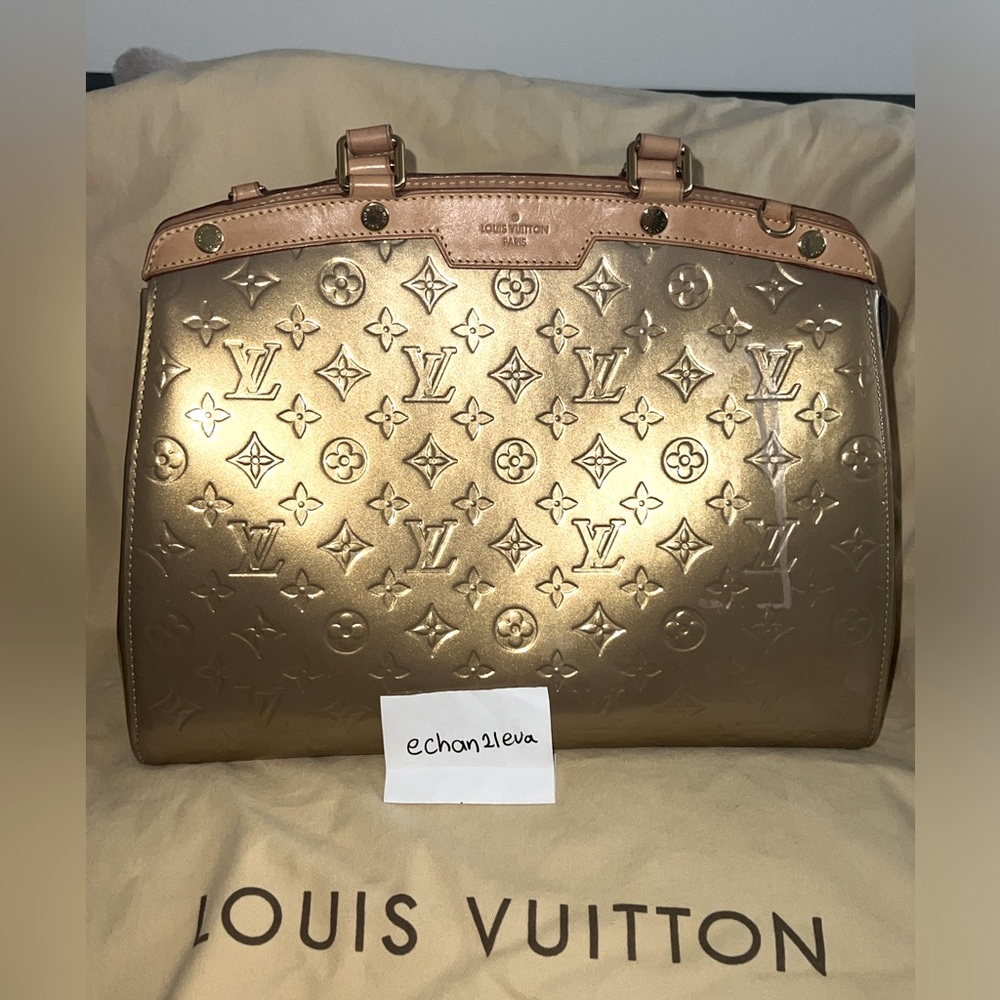 Louis Vuitton Vernis Brea GM Beige Poudre(Gold Beige)